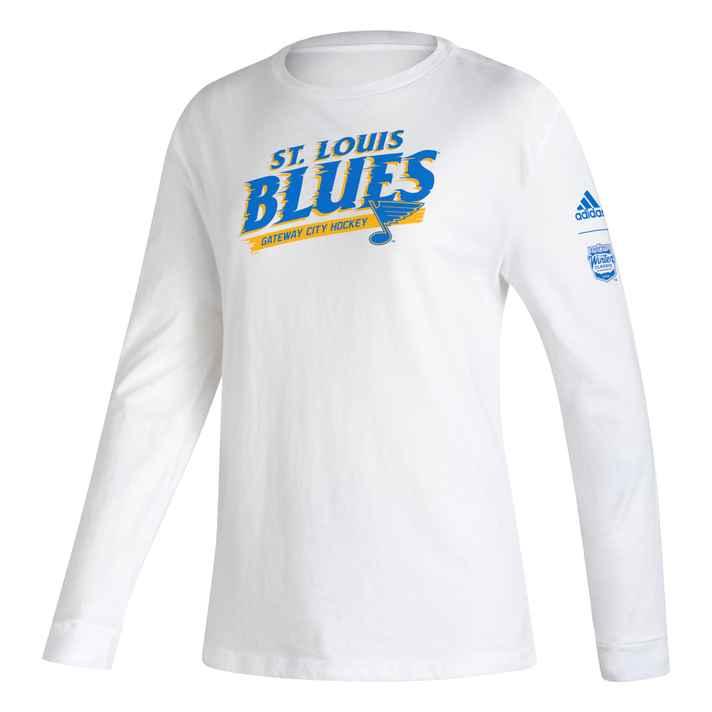 St. Louis Blues adidas 2022 Winter Classic - Authentic Jersey - Cream