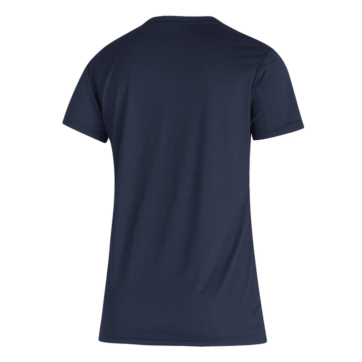 ST. LOUIS BLUES WOMENS ADIDAS TECH TEE - NAVY