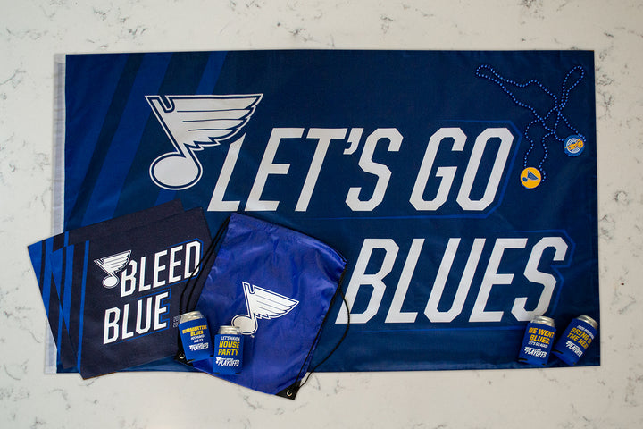 ST. LOUIS BLUES STANLEY CUP PLAYOFFS HOUSE PARTY KIT Novelties STL Authentics