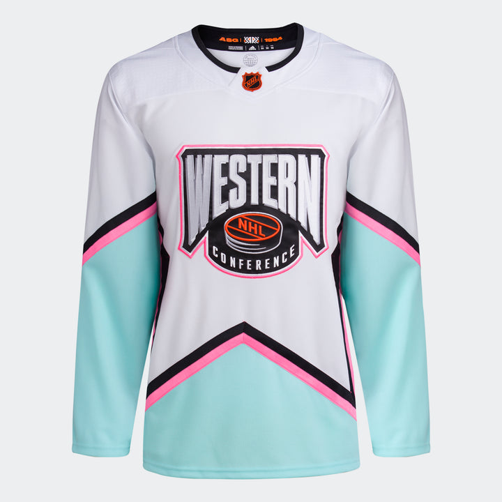 NHL ADIDAS 2023 ALL-STAR GAME WESTERN CONFERENCE AUTHENTIC JERSEY - WHITE
