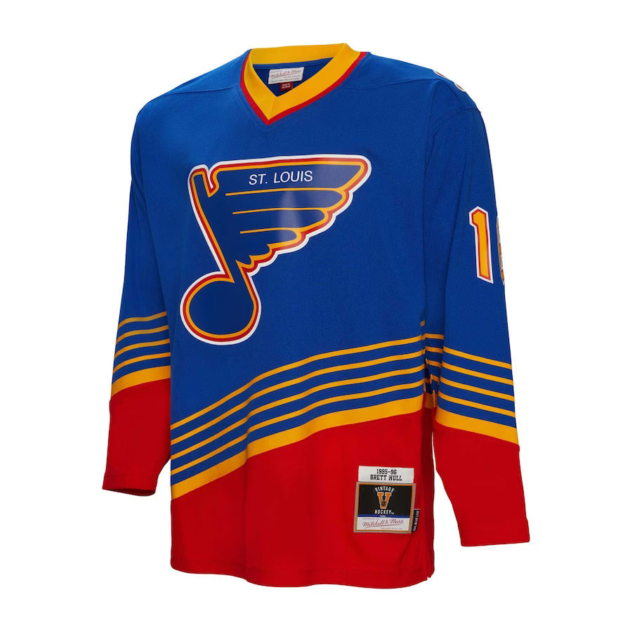 NHL Women's St. Louis Blues Vintage Tri-Blend Blue T-Shirt