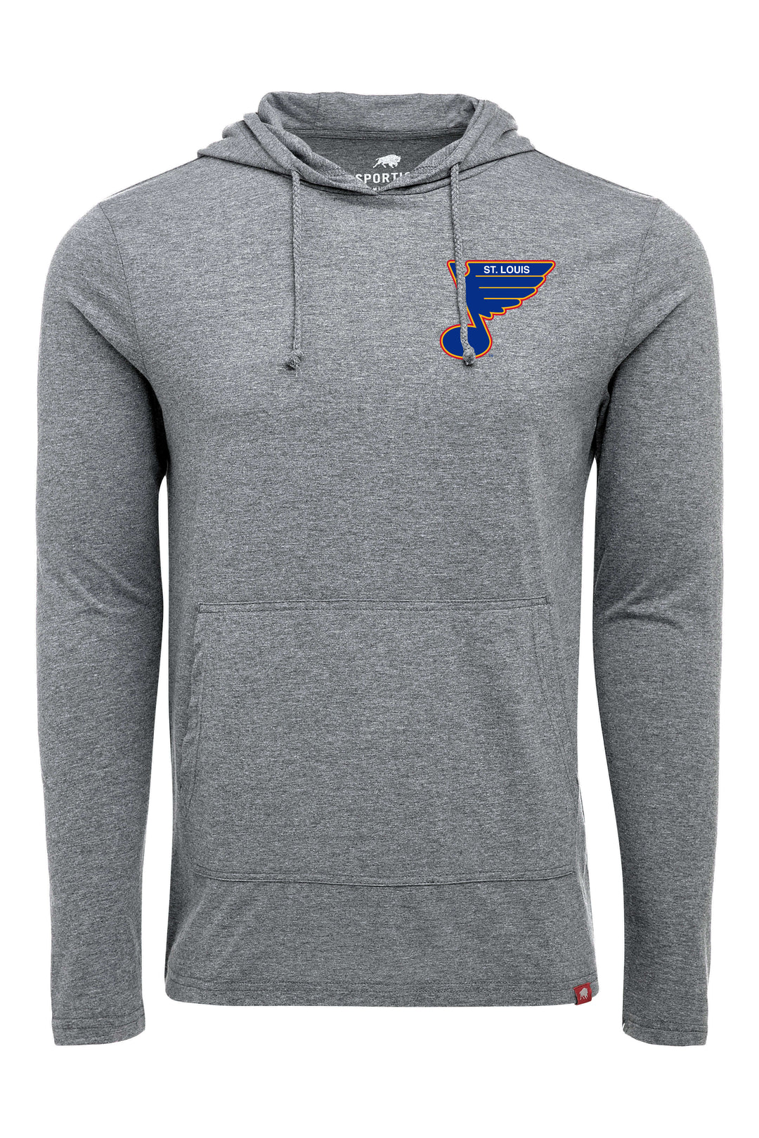 ST. LOUIS BLUES SPORTIQE RETRO ROWAN HOODIE - GREY T-shirt Sportiqe   
