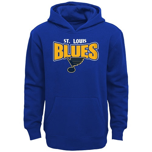 ST. LOUIS BLUES UNDER ARMOUR YOUTH GAMEDAY HOODIE - GRAY