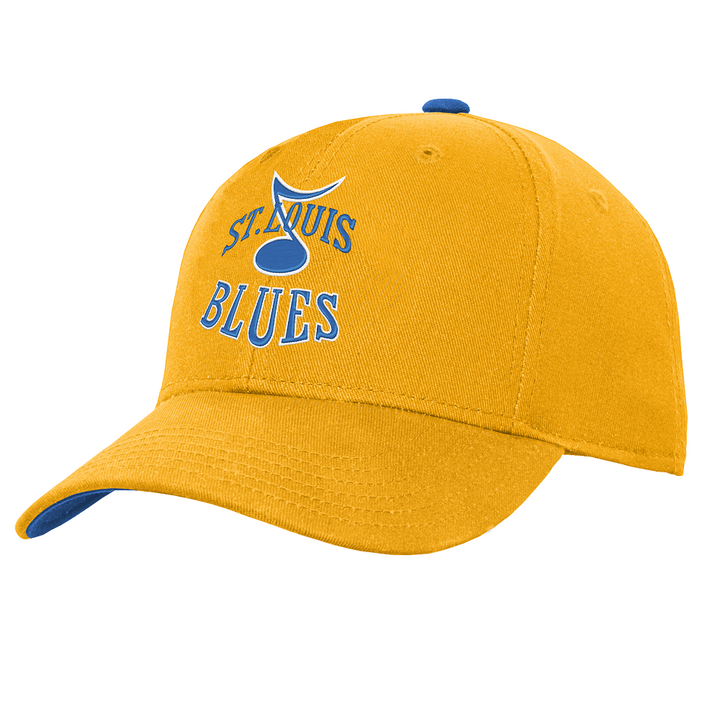 ST. LOUIS BLUES OUTERSTUFF REVERSE RETRO YOUTH SNAPBACK - YELLOW