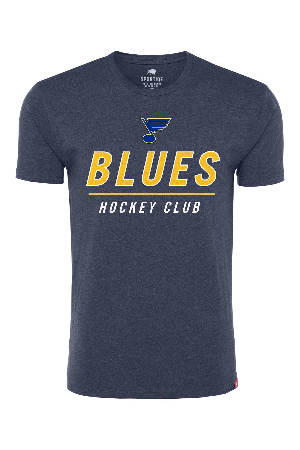 Sportiqe Blues Comfy Tee Tri Blend Short Sleeve