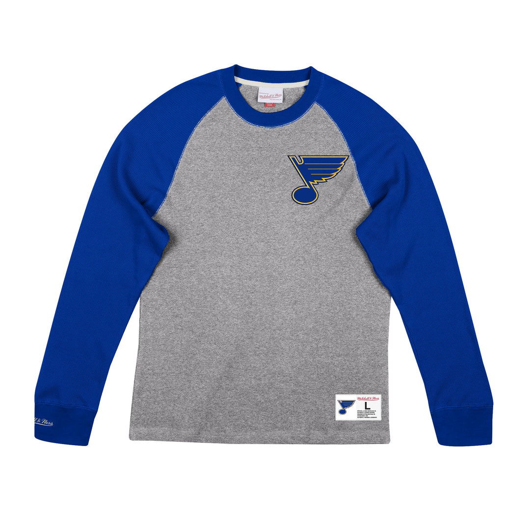 Mitchell & Ness Blues L/S Play By Play Thermal