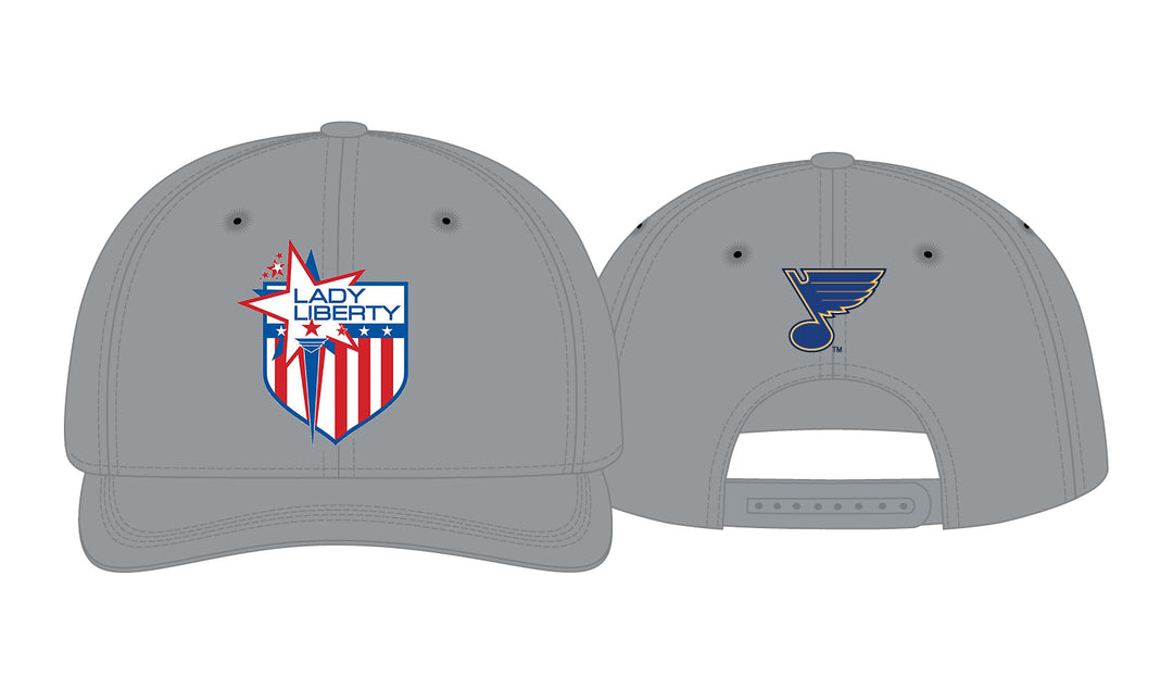 LADY LIBERTY - GREY SNAPBACK Program Eagle Promotions   
