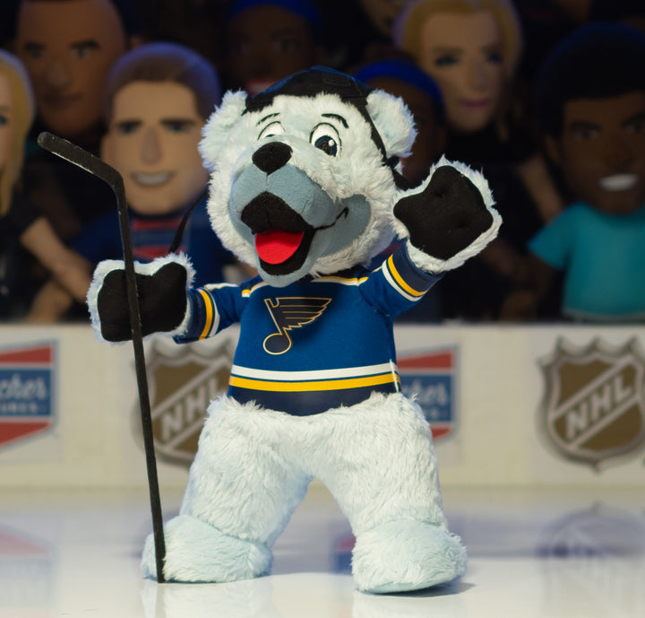 ST. LOUIS BLUES LOUIE PLUSH - 10" Novelties Uncanny Brands   