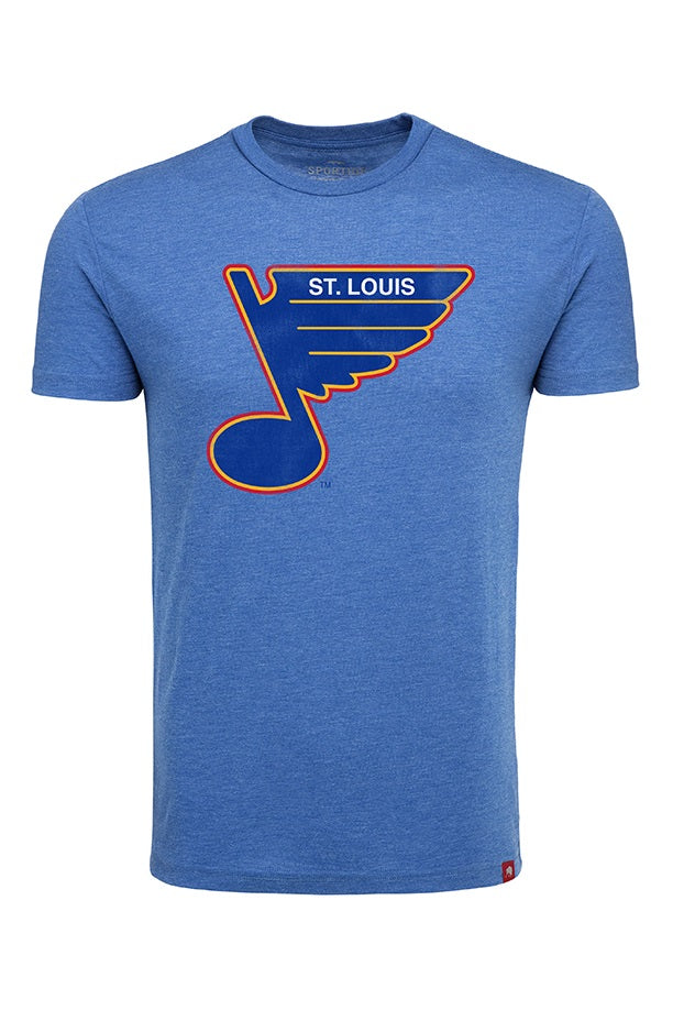 Men's Fanatics Branded Heather Blue St. Louis Blues Keep The Zone Long Sleeve T-Shirt