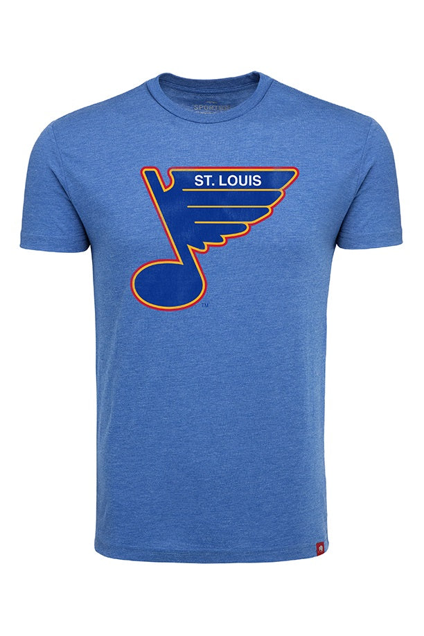 ST. LOUIS BLUES SPORTIQE RETRO COMFY TEE - ROYAL T-shirt Sportiqe   