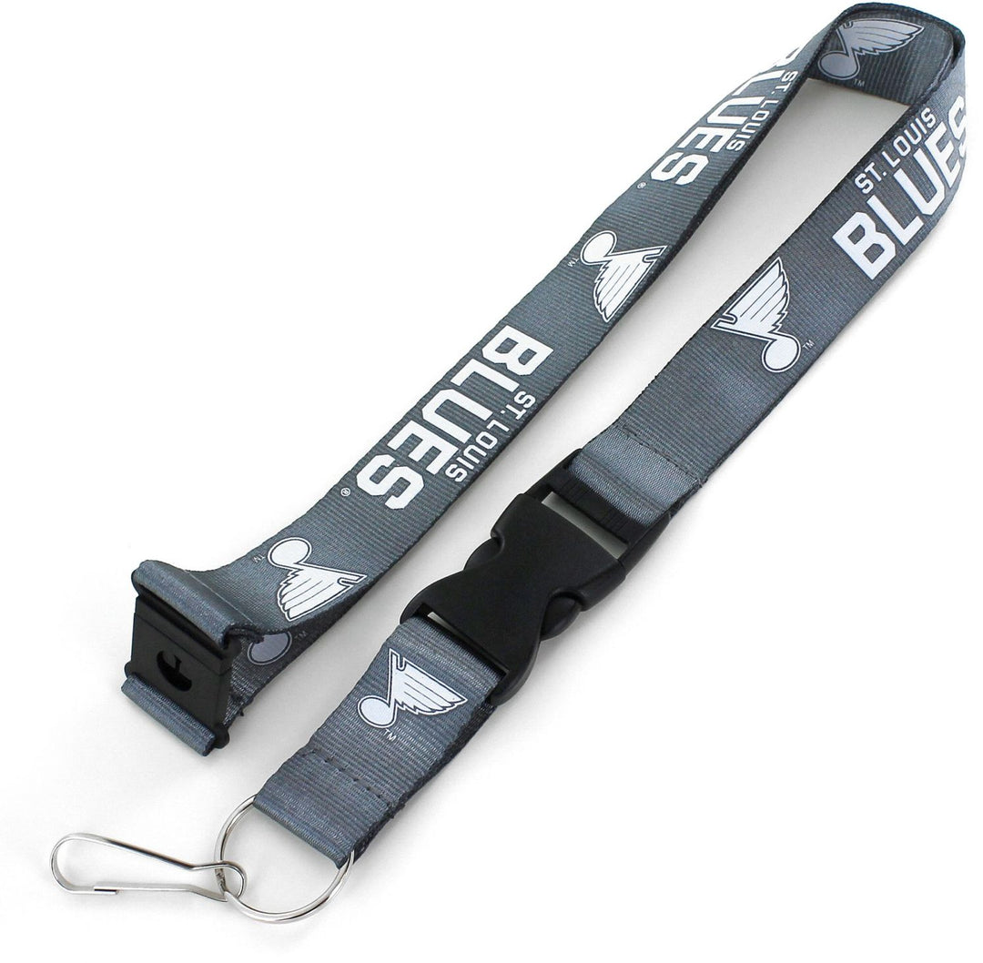 ST. LOUIS BLUES AMINCO TEAM LANYARD - CHARCOAL Novelties Aminco   
