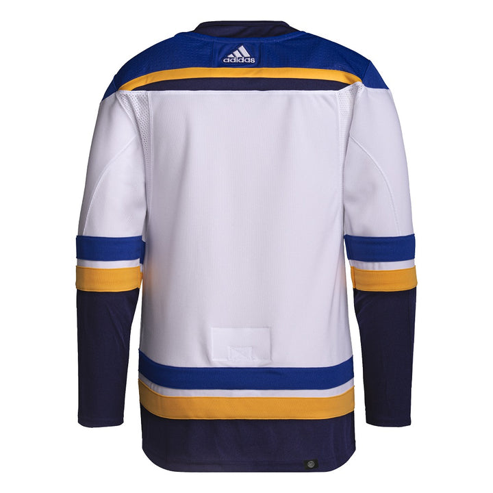 ST. LOUIS BLUES ADIDAS AUTHENTIC ROAD JERSEY - WHITE