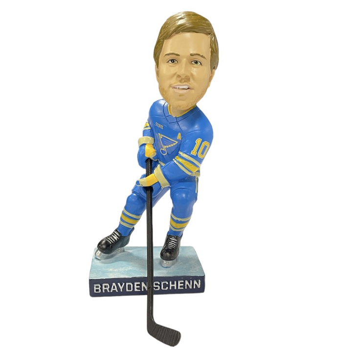 ST. LOUIS BLUES BRAYDEN SCHENN MYSTERY BOBBLEHEAD