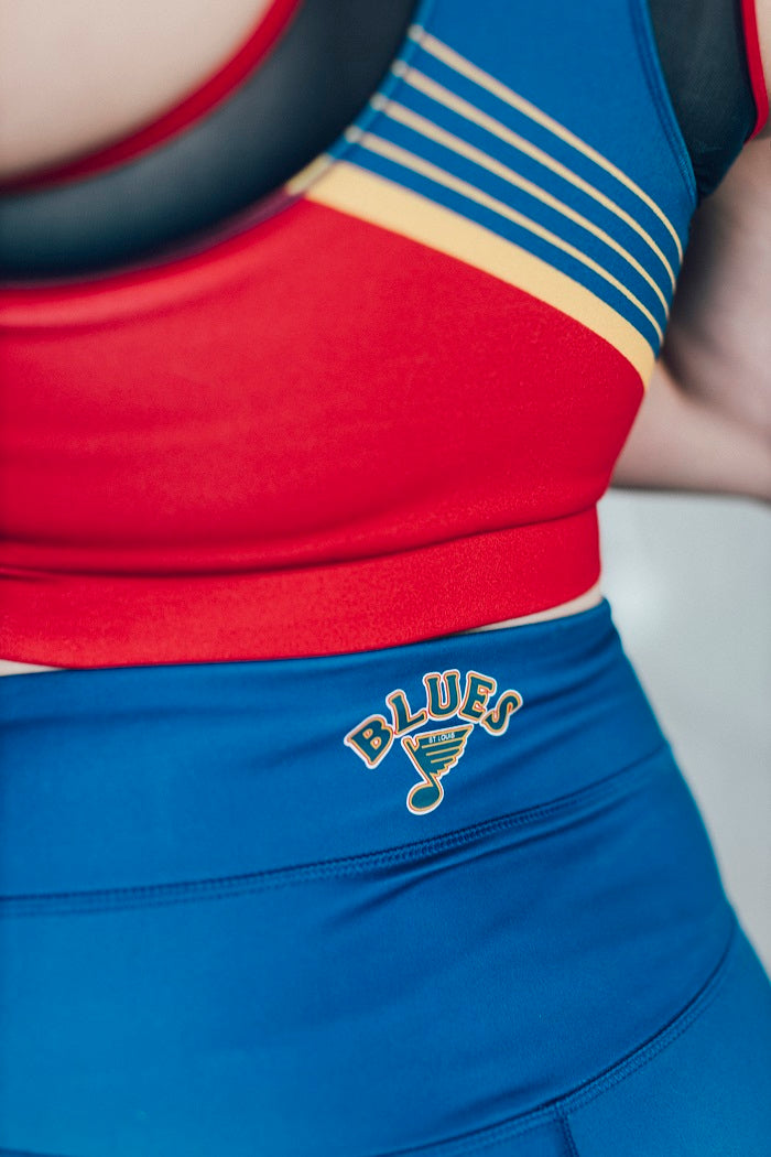ST. LOUIS BLUES LUSSO STYLE RETRO LEGGINGS Pants Lusso   