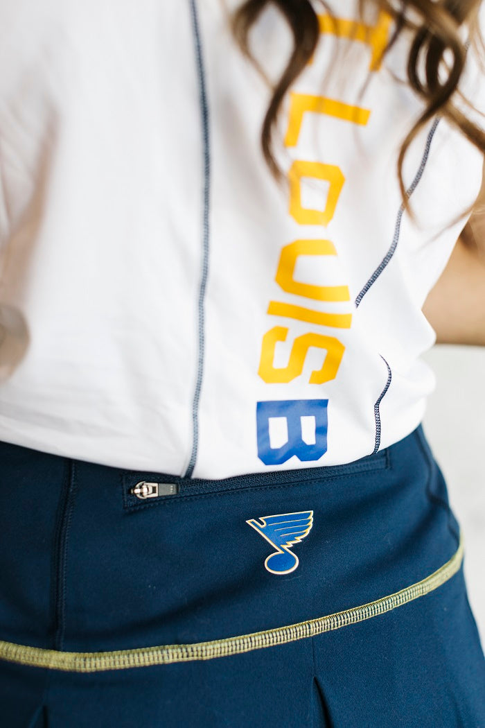 ST. LOUIS BLUES LUSSO STYLE SPORTS SKIRT Pants Lusso   