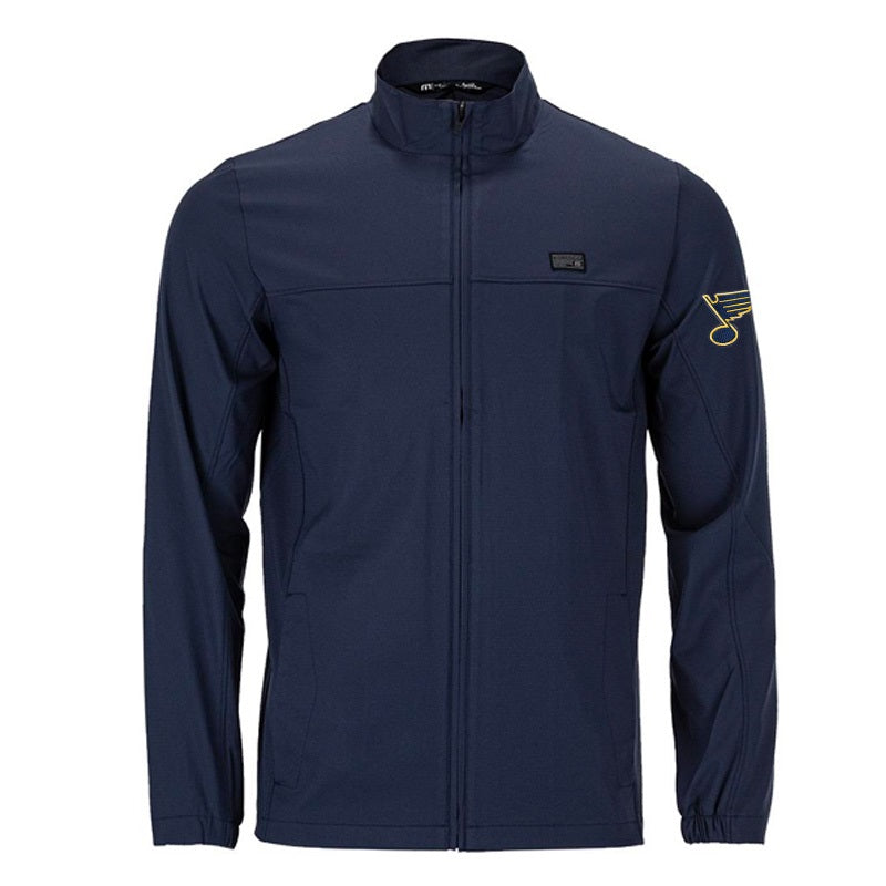 ST. LOUIS BLUES TRAVISMATHEW CRYSTAL COVE MOOD INDIGO JACKET Coats & Jackets Travis Mathew   