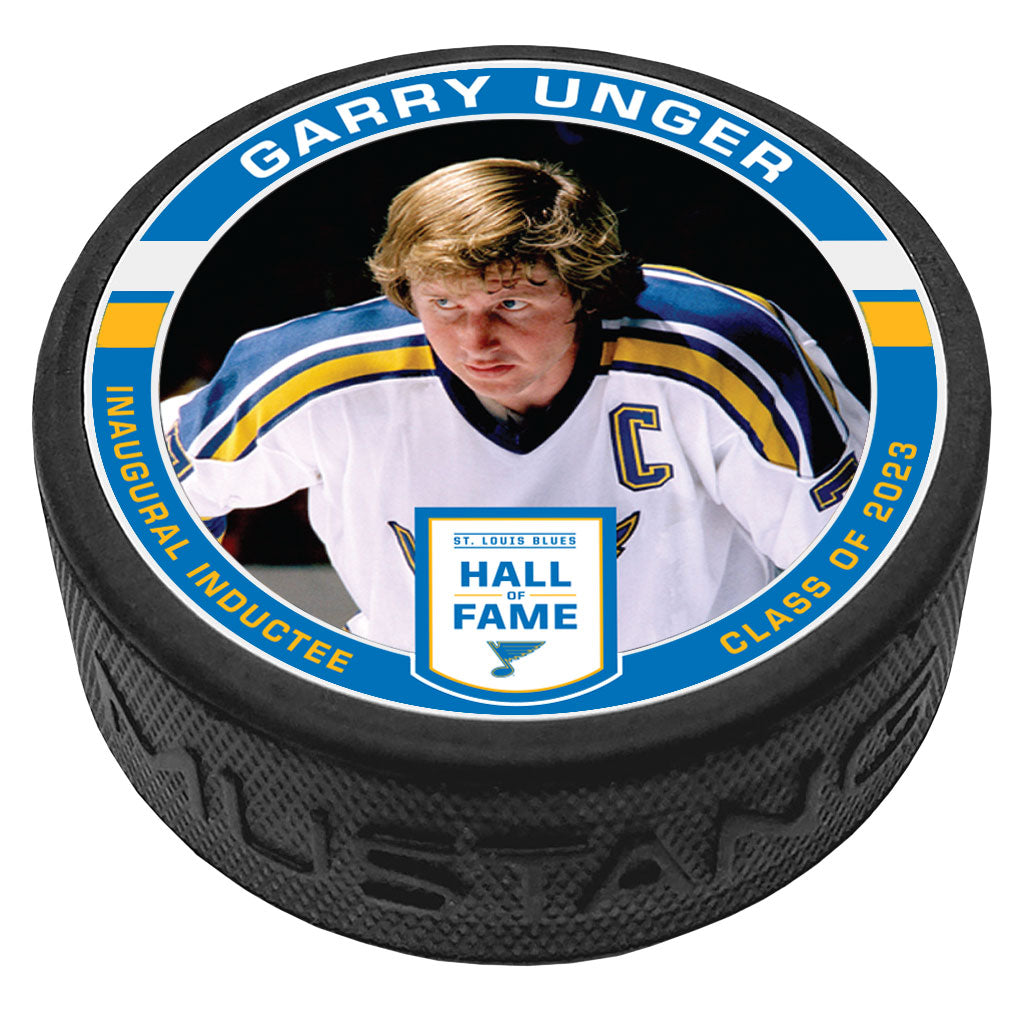ST. LOUIS BLUES UNGER HALL OF FAME PUCK
