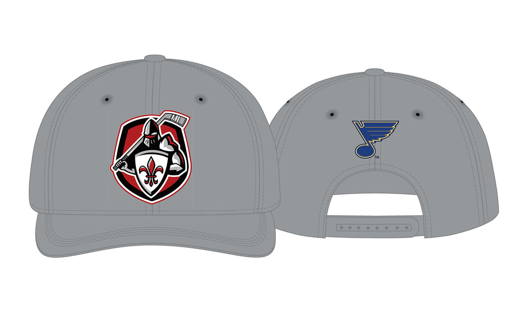 STL KNIGHTS - GREY SNAPBACK Program Eagle Promotions   