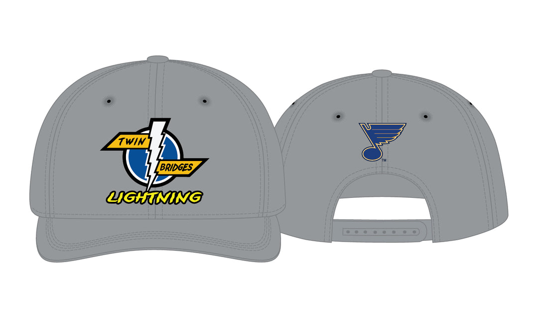 TWIN BRIDGES LIGHTNING - GREY SNAPBACK Program Eagle Promotions   