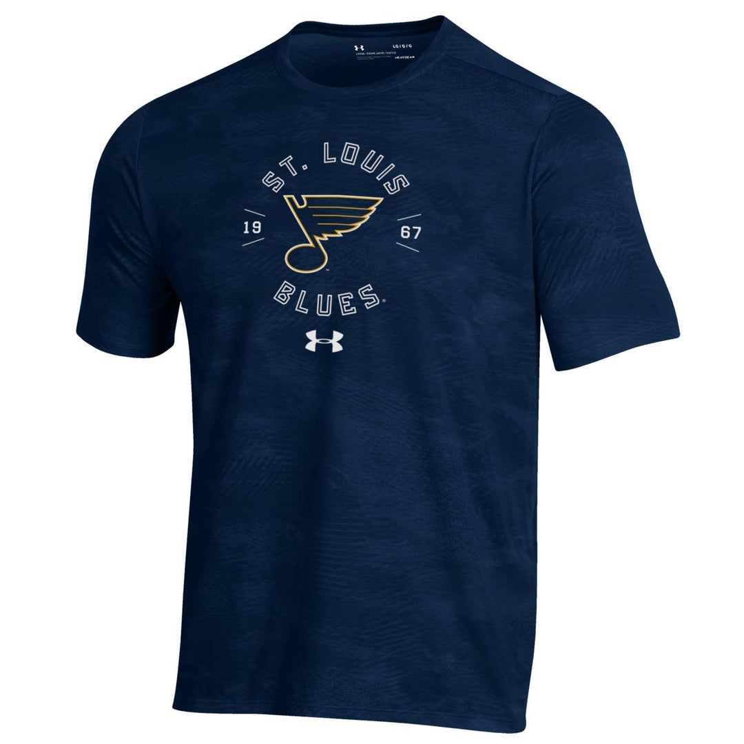 ST. LOUIS BLUES UNDER ARMOUR GAMEDAY LONG SLEEVE TEE - WHITE