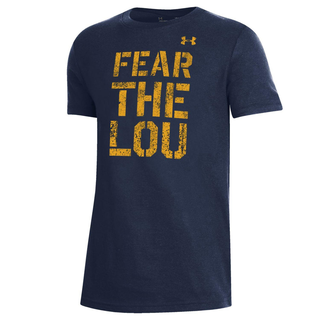 ST. LOUIS BLUES UNDER ARMOUR FEAR THE LOU TEE - NAVY T-shirt Under Armour YS