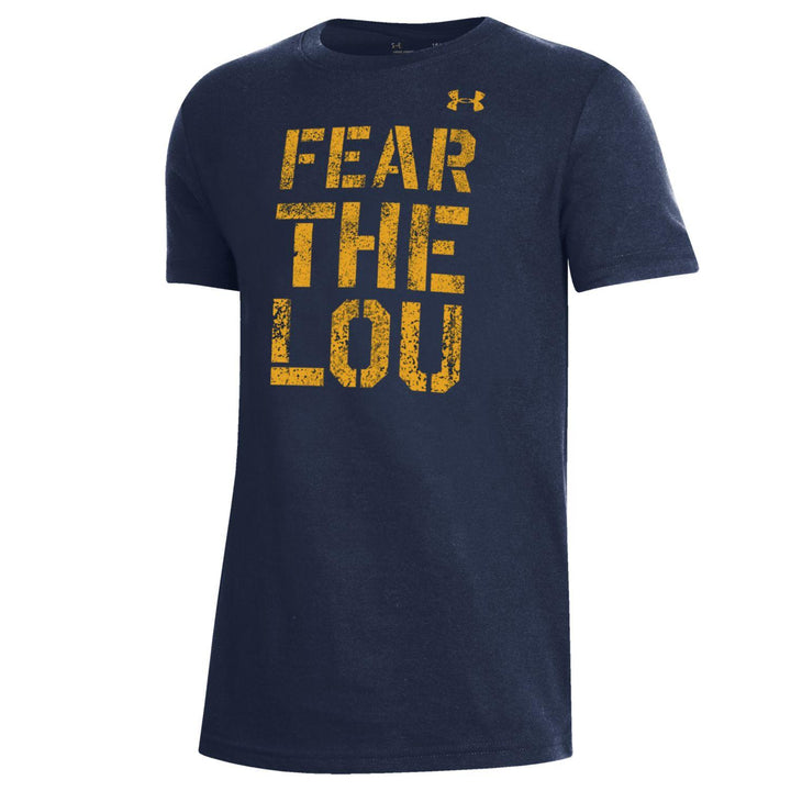 ST. LOUIS BLUES UNDER ARMOUR FEAR THE LOU TEE - NAVY T-shirt Under Armour YS