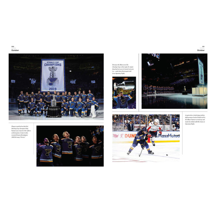 ST. LOUIS BLUES SKYBOX PRESS HISTORY MADE BOOK Novelties Skybox Press   