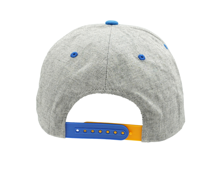 ST. LOUIS BLUES ZEPHYR HIGHCUT ARCH FLAT SNAPBACK HAT- GREY ROYAL