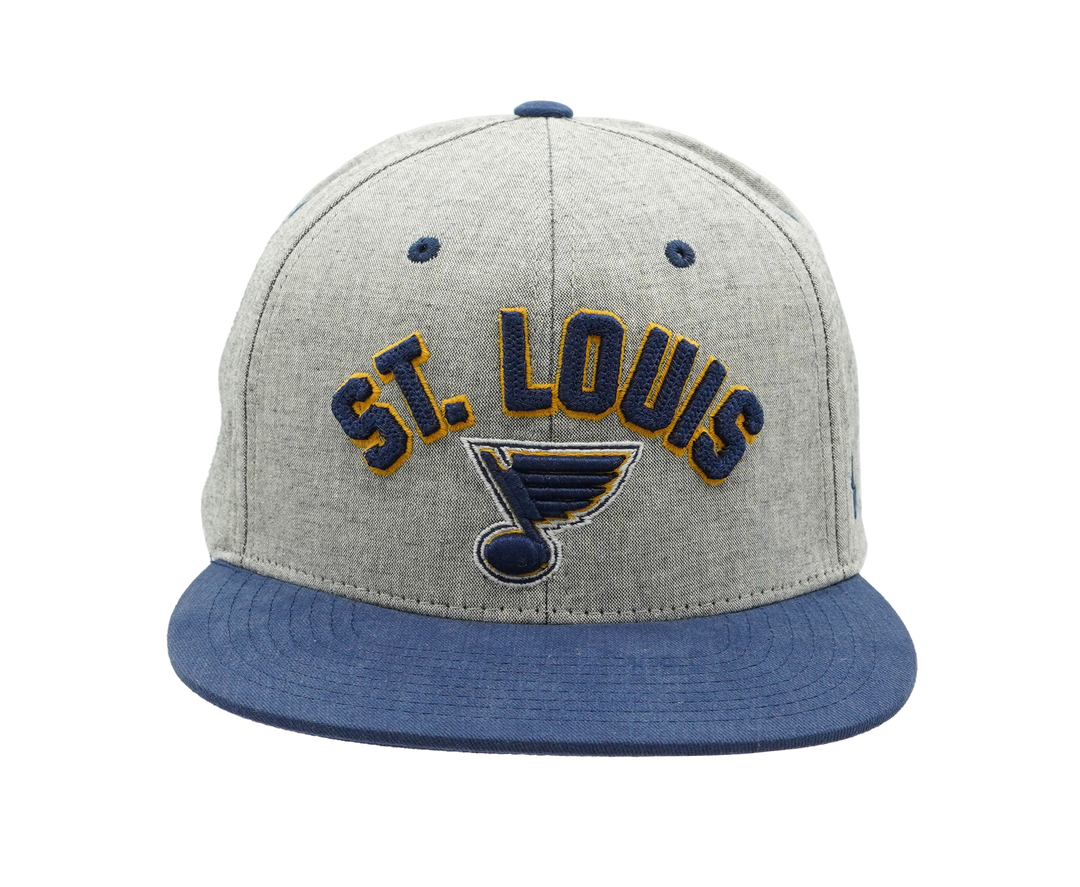 St. Louis Blues Ridgeview Snapback Hat - Gray