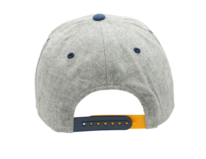 ST. LOUIS BLUES ZEPHYR HIGHCUT ARCH FLAT SNAPBACK HAT- GREY NAVY Hat Zephyr   