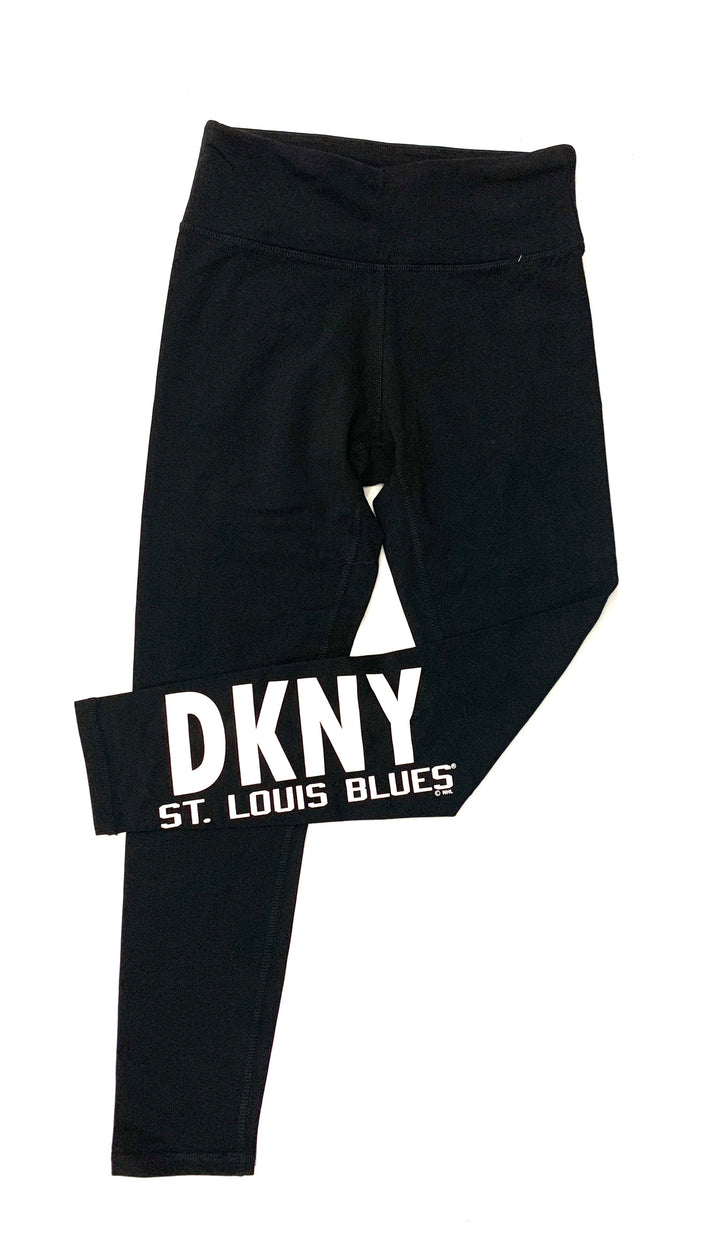 ST. LOUIS BLUES DKNY ZEN LEGGINGS - BLACK