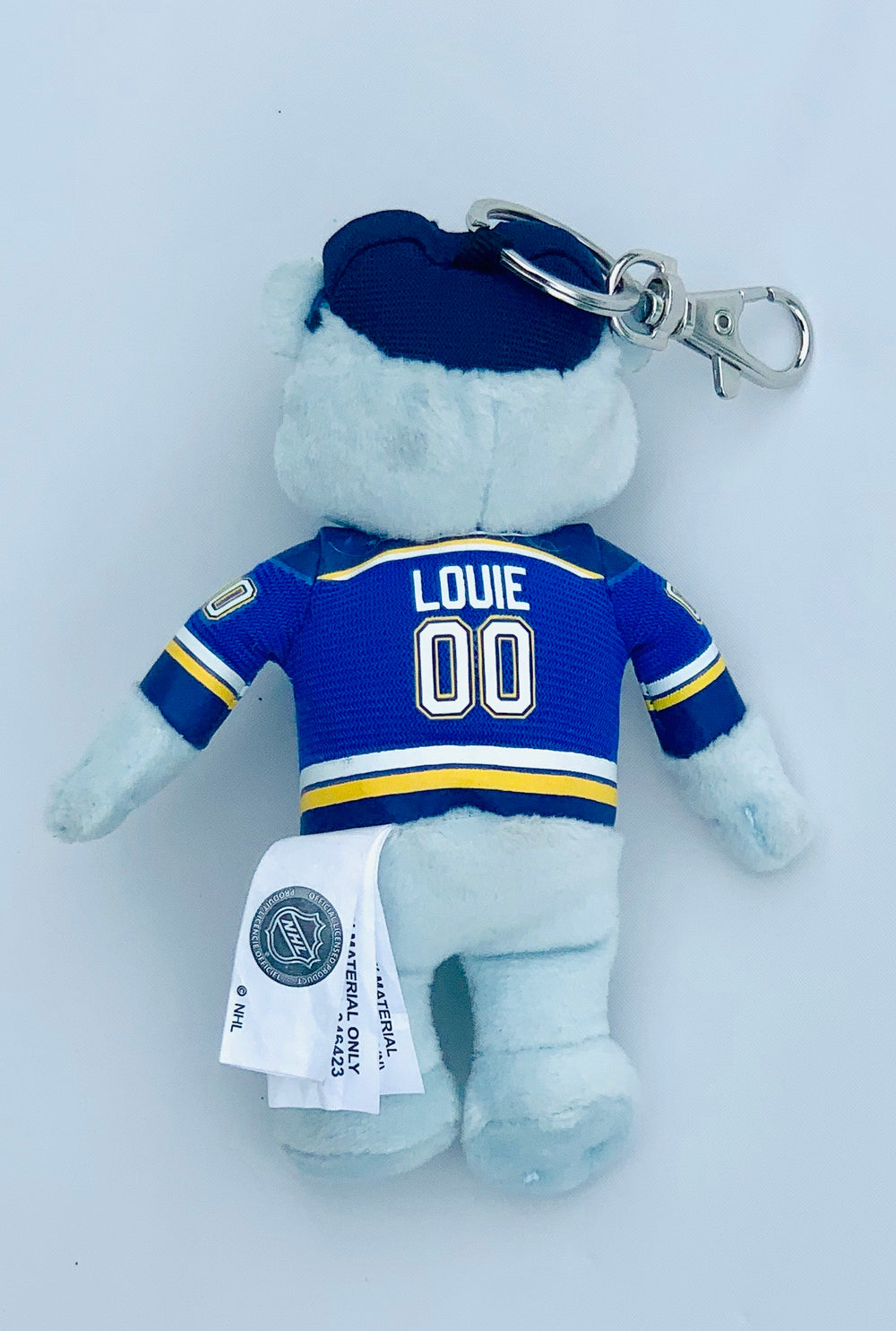 ST. LOUIS BLUES LOUIE #00 5" ZIPPER PULL Novelties Stuffed Animal House   