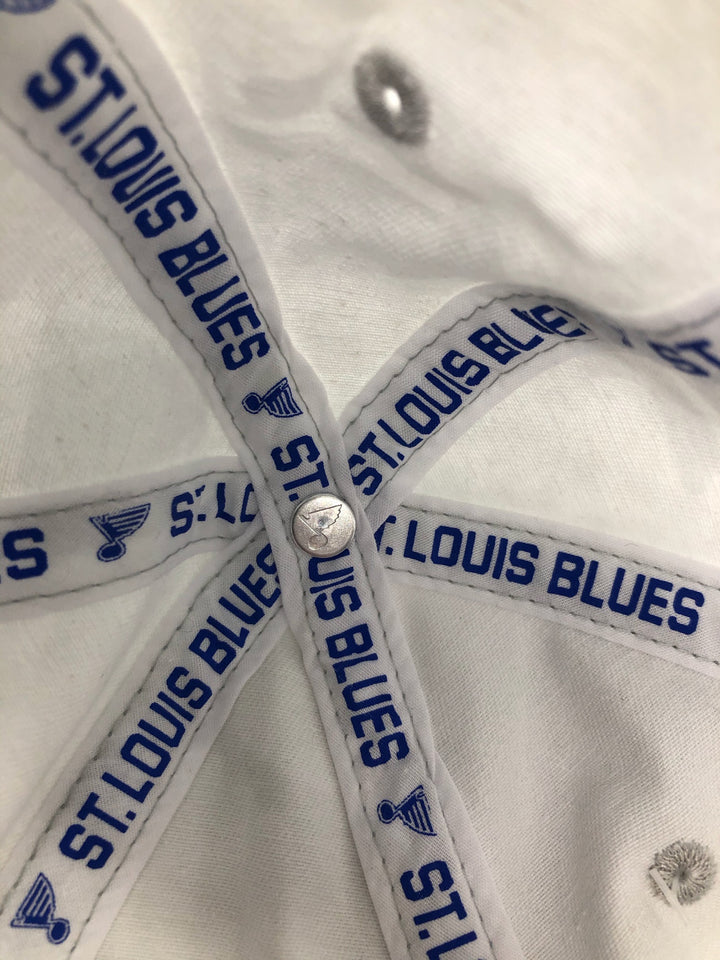 St. Louis Blues Applique Hat - White