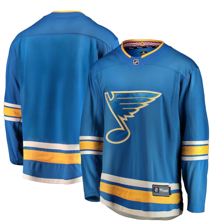St. Louis Blues Men's NHL Alternate Breakaway Jersey- Blank or Custom - STL Authentics