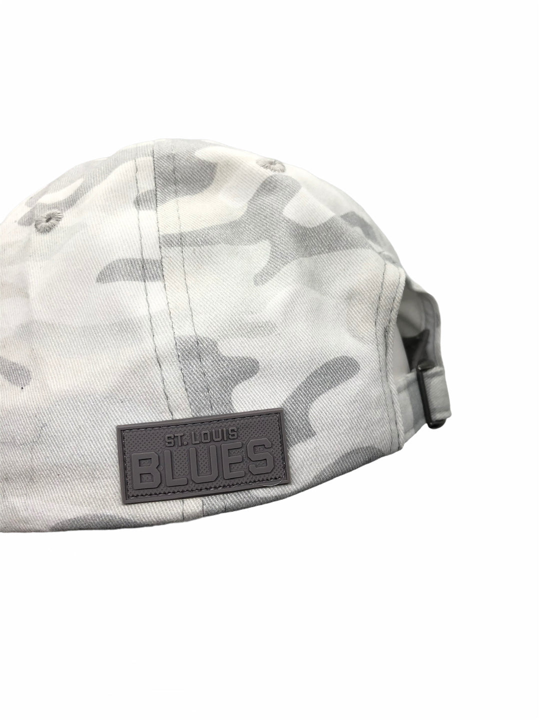 ST. LOUIS BLUES LUSSO STYLE NOTE STRAPBACK HAT - ARCTIC CAMO