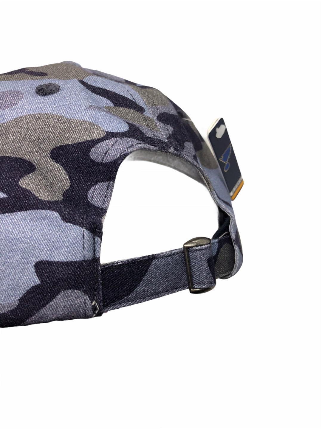 ST. LOUIS BLUES LUSSO STYLE NOTE STRAPBACK HAT - ARCTIC CAMO