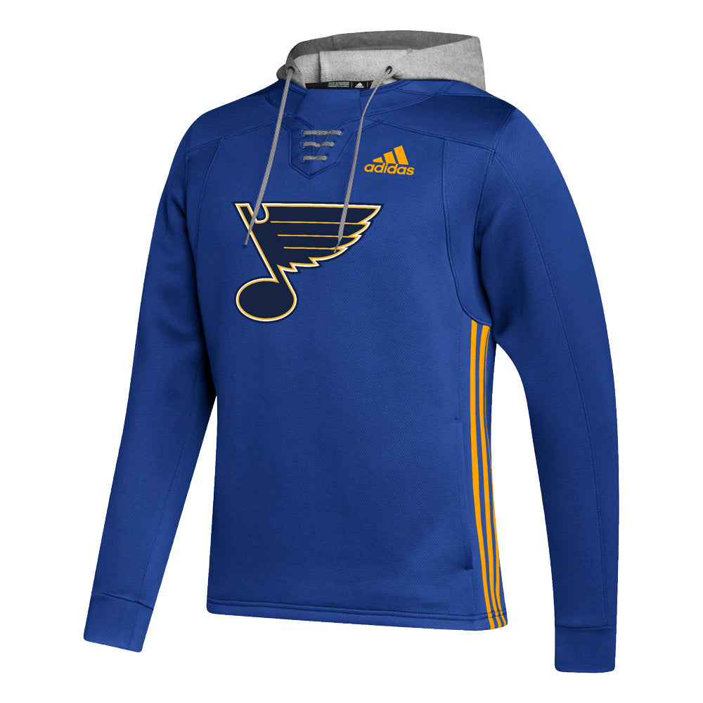ST. LOUIS BLUES ADIDAS SKATE LACE HOODIE ROYAL Hoodie adidas   