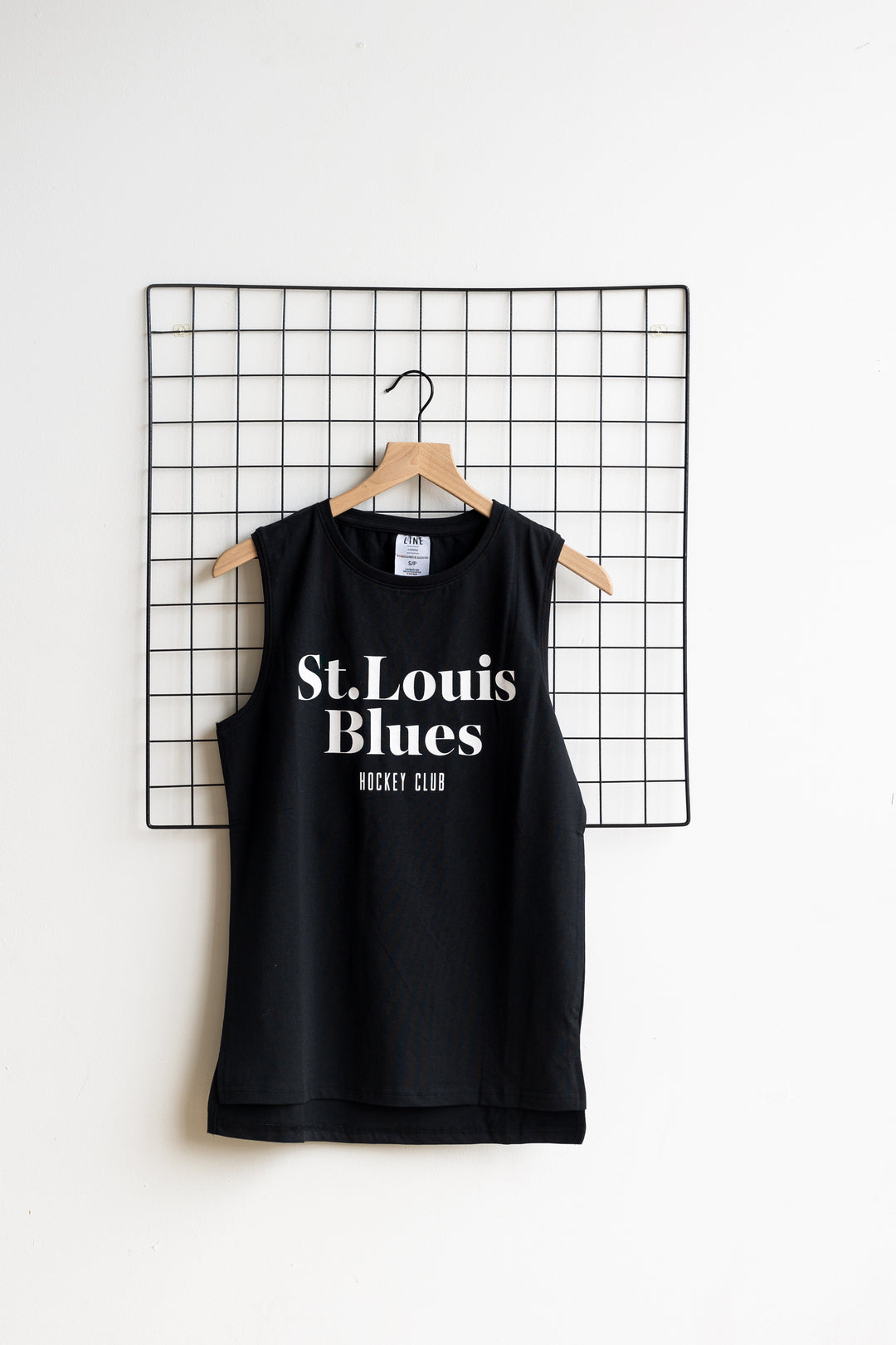 ST. LOUIS BLUES LINE CHANGE MUSCLE TANK- BLACK T-shirt Line Change   