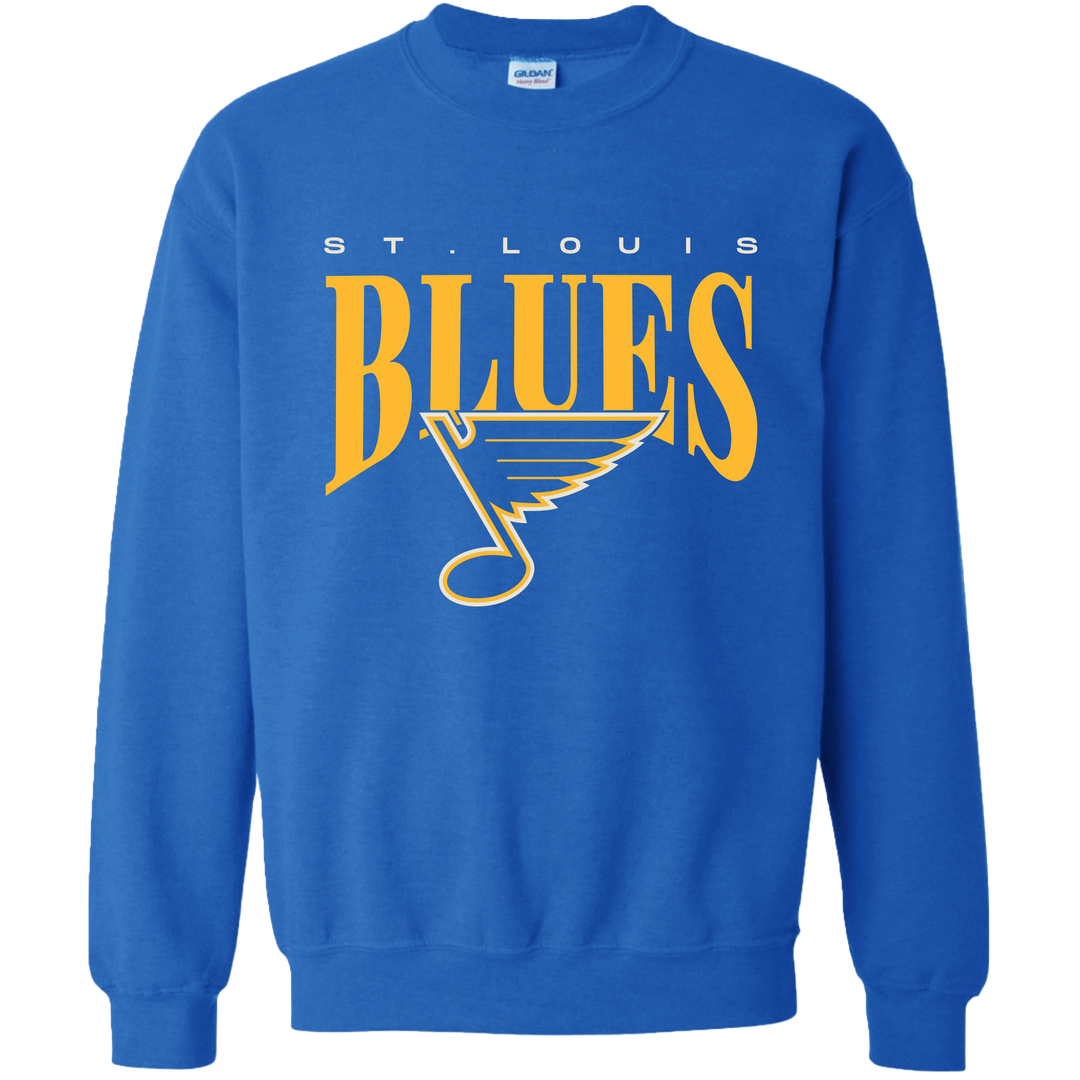 Gildan St. Louis Blues Logo Pullover Hoodie Irish Green L