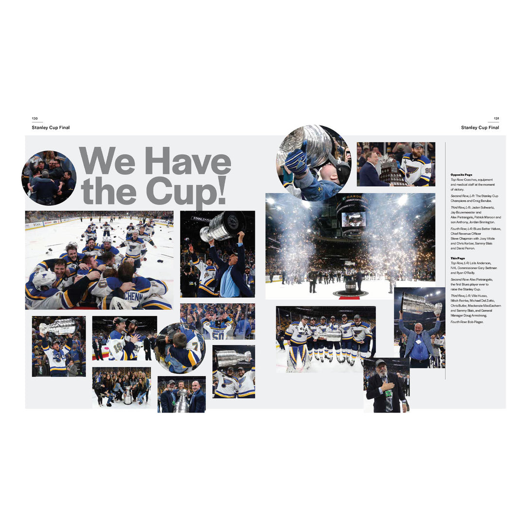 ST. LOUIS BLUES SKYBOX PRESS HISTORY MADE BOOK Novelties Skybox Press   