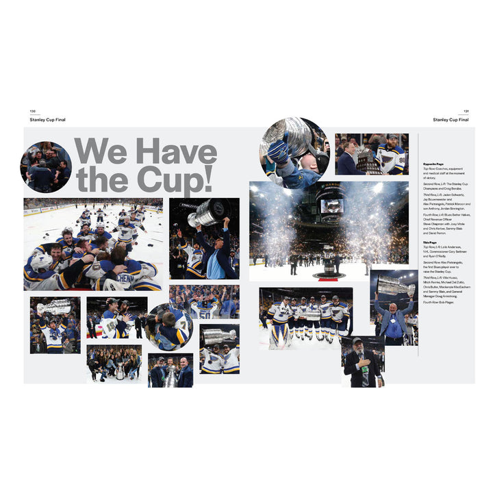 ST. LOUIS BLUES SKYBOX PRESS HISTORY MADE BOOK Novelties Skybox Press   